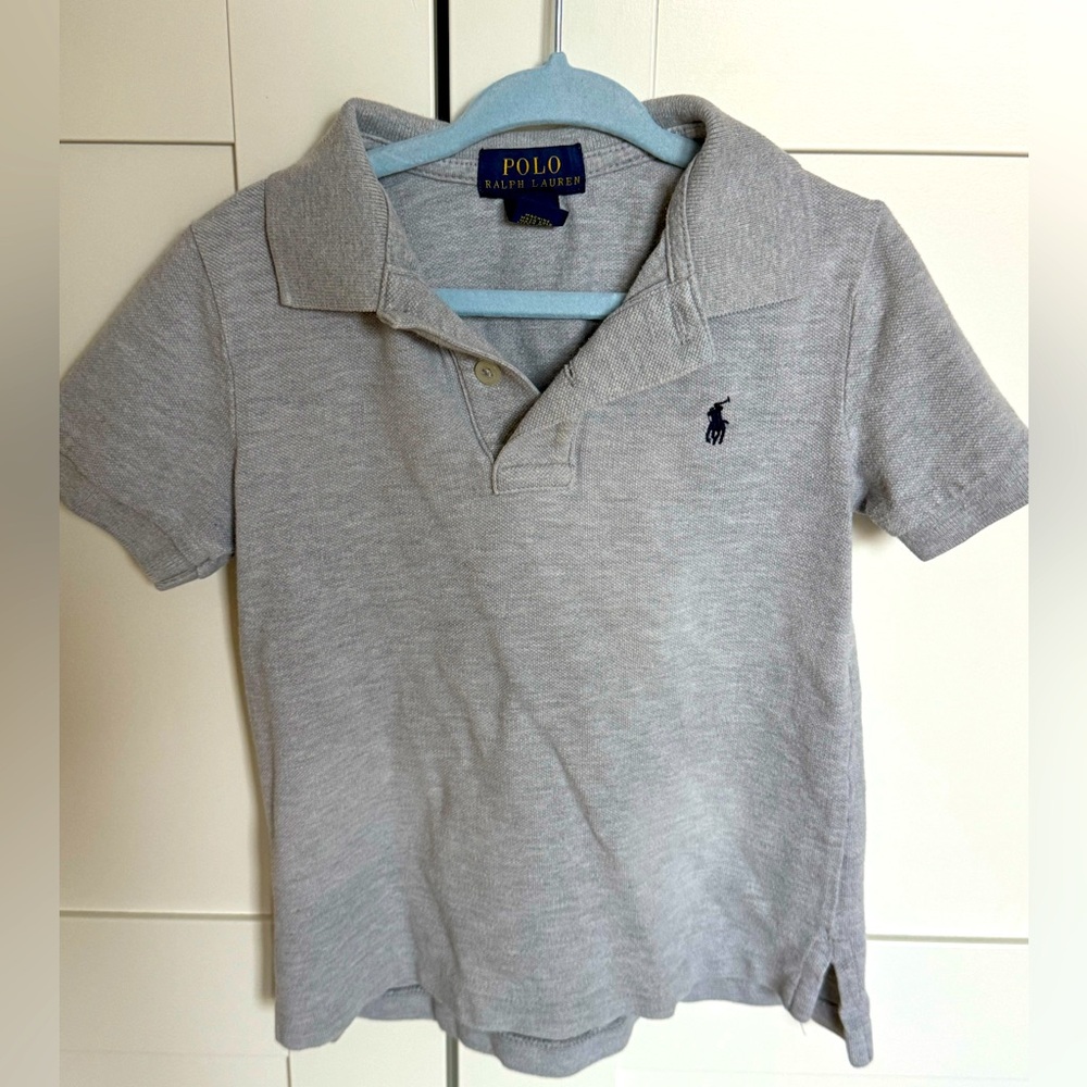 5/$15 Closet Sale! Grey Polo - Ralph Lauren, Boys, Size 4